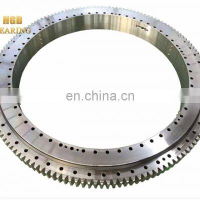 Three Row Roller Turntable Excavator Crane Slewing Ring Bearing External Gear