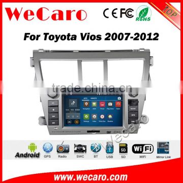 Wecaro WC-TV7011 android 5.1.1 car radio navigation for toyota vios 2007-2012 car dvd gps wifi 3g playstore