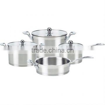 7pcs stainless steel cookware set