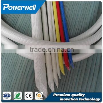 High standard silicone resin coated insulation fiberglass sleeving,silicone fiberglass sleeve