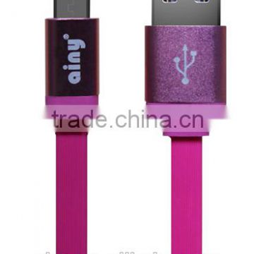New product mobile phone accessory TPE Stripe USB cable micro for android