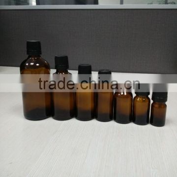 Amber Glass Essential Oil Bottle with Plastic Cap                        
                                                Quality Choice