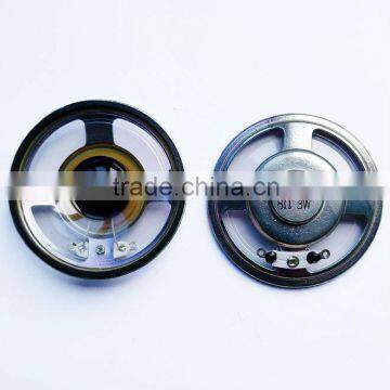 57mm 8ohm 3W clear mylar micro speaker with waterproof function