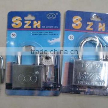 Szn Padlock with Long and Short Shackle