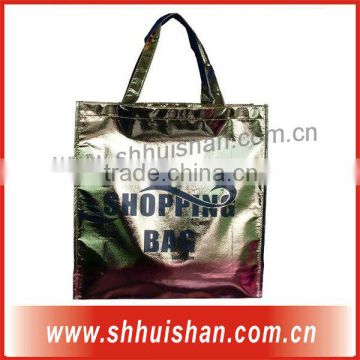 Fashionable non woven laser tote bag