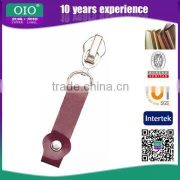 OIO Washable Leather Puller With Alloy Slider In Jacket