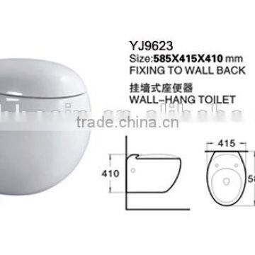 YJ9623 Ceramic Bathroom Save Spaces Wall hung toilet/WC/ Water Closet