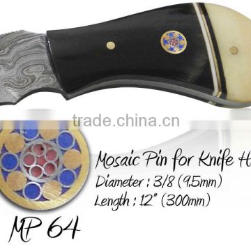 Mosaic Pins for Knife Handles MP 64 (3/8") 9.5mm