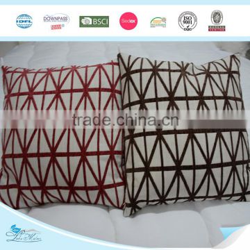 Fashion Decorative Embroidered Pillow With Zipper