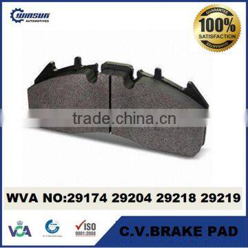 29174 29204 29218 29219 29226 29273 heavy duty truck disc brake pad for VOLVO & Renault