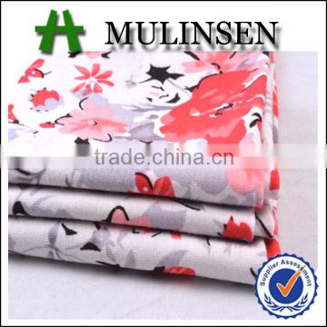 Shaoxing New arrival product knitted OE viscose fabric flower print knit
