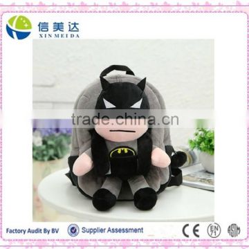 New design plush backpack with batman toy
