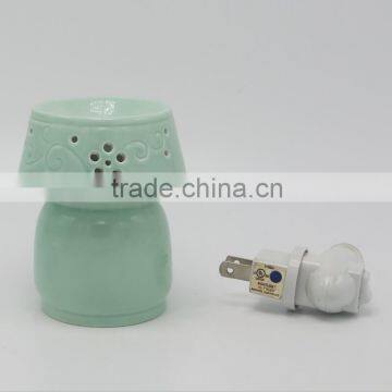 Fashion Cute Wall Decoration Ceramic Fence Lantern Lamp