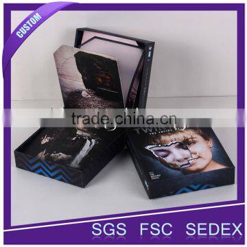 Luxury CD packaging design custom rigid cardboard box