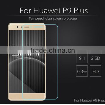 SIKAI Hot Selling Anti-Scratch Tempered Glass Screen Protector Film with Colorful Border for Huawei P9 Plus Screen Guard