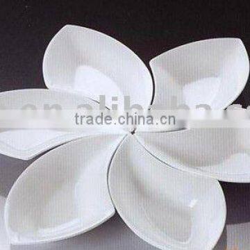 Porcelain Small Dish Bauhinia Shape