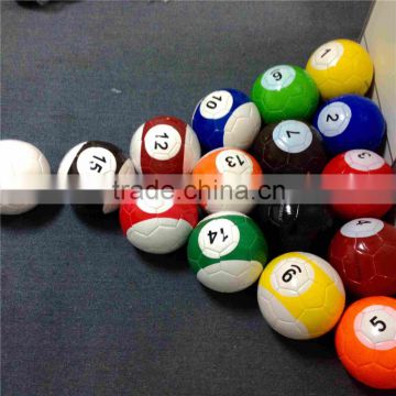 Cool PVC machine sewn Snookball/Billiard Soccer Ball Size 5