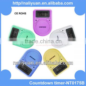 Digital colorful countdown timer