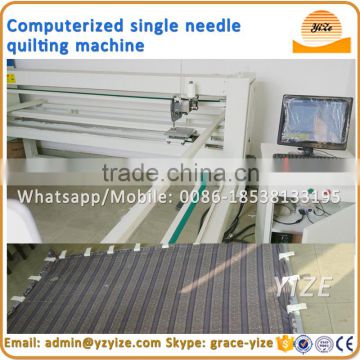 Single needle quilting frame quilting machine price/ mattress sewing machine