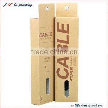 high quality usb cable paper packaging boxes made in shanghai