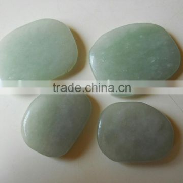 Green Aventurine Gemstone Uneven Shape Palm Stones