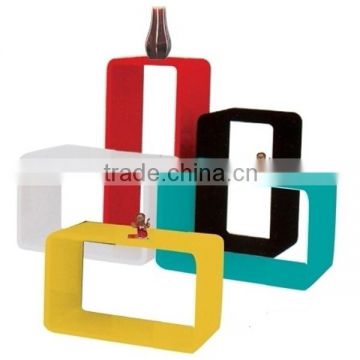 Wooden MDF Lacquered Display Cubes