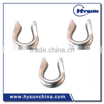 Stainless steel thimble for commercial tuna longline fishing gears