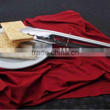 Stainless steel food tongs