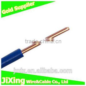 Copper Conductor 1.5mm2 2.5 mm2 electrical wire with PVC insulation