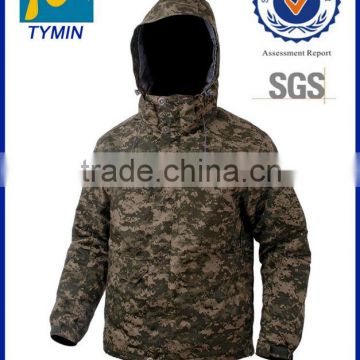 2014 winter man hoody apparel ski jacket 3xl camouflage hangzhou camping thick hunting camouflage clothing