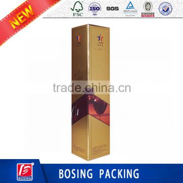 Cheap Red wine package box,Whiskey box