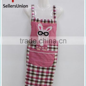 No.1 yiwu commission agent wanted Animal Printed Women's Apron with Convenient Pocket Kitchen and Cooking Apron
