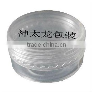 Clear plastic jars cosmetic jar 10g
