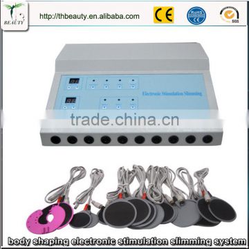 Home Breast enhance electric TENS pulse therapy bio electric stimulation machine