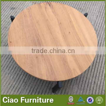 2016 hot sell teak wood furniture small aluminium Side table