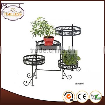 4-Tier iron flower pot stand, flower Stand, Metal Plant Stand
