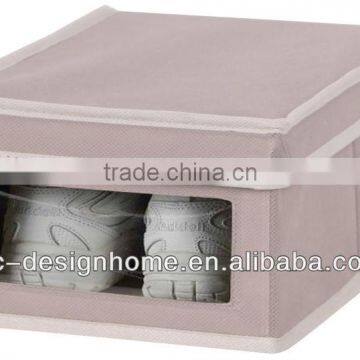 GREY COLOR NON-WOVEN FOLDING SHOE STORAGE