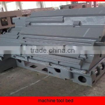 high quality nodular cast iron or ductile iron cnc machine lathe bed castings