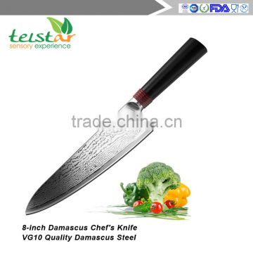 8-inch Damascus Chef's Knife -RING Series By Tuo Cutlery With Japanese 67 Layers VG-10 Damascus Stainless Steel