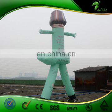 New Design Custom Green Inflatable Air Dancer With Arrow And Logo For Advertising