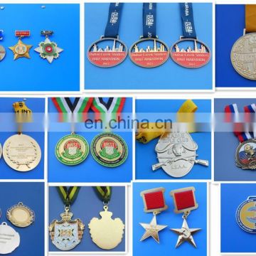 2017 various design challenge metal medal engraved 3D awarded medallion