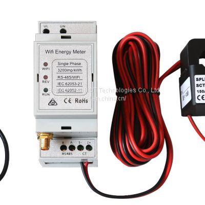Single Phase WiFi Energy Meter, Real Time Electric Meter/Monitor