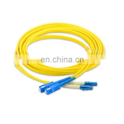good price SC UPC LC UPC Duplex Single mode Fiber Jumper Fiber Optic Patch cord