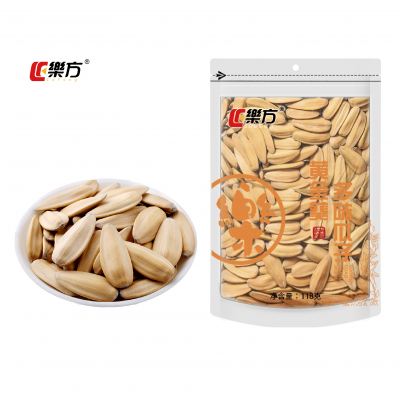Factory Direct Supply White Roasted Sunflower seeds multi-flavor 118g Nuts Snacks Le Fang Rainbow series