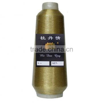 gold ST-type150D/300D/600D M-Type Metallic Yarn, metalic yarn st(ms) type,mh-type/mx-type yarn,embroidery thread