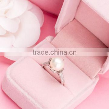 china factory replica jewelry 925 silver original pearl ring