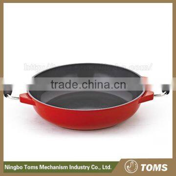 China Wholesale 28cm aluminum stainless steel saute pan