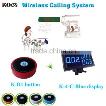 restaurant ordering machine for waiter service client with number calling system