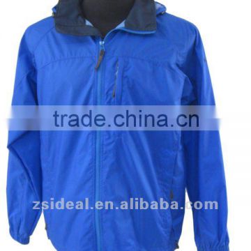 Men's nylon taslon windproof and waterproof jacket/Windbreaker