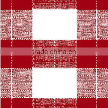Plastic tablecloths in roll vinyl tablecloth with non-woven backing